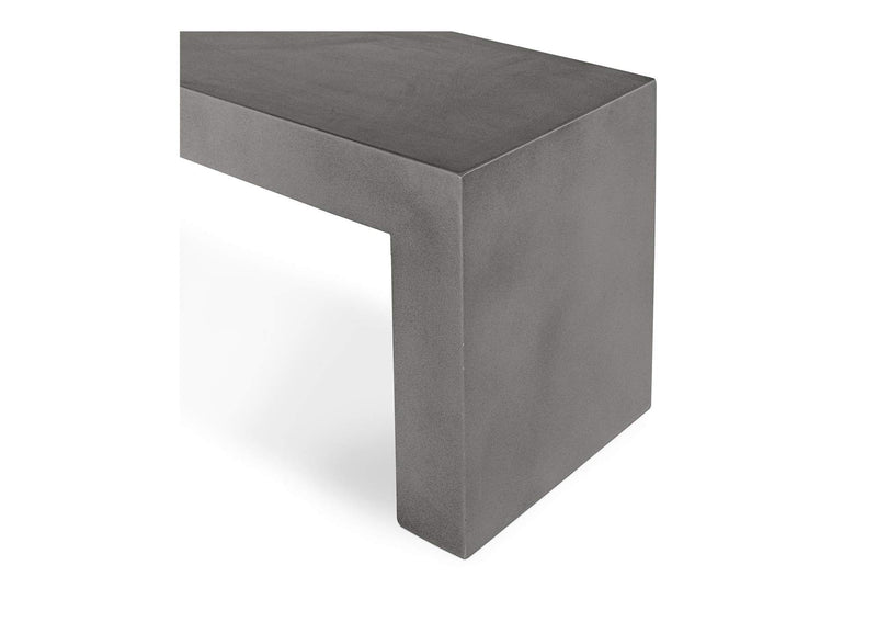 BQ-1005-25 Lazarus Outdoor Bench Dark Grey