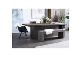 BQ-1005-25 Lazarus Outdoor Bench Dark Grey