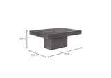 BQ-1007-25-0 Maxima Outdoor Coffee Table Grey