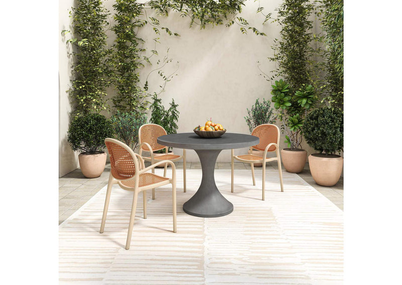 BQ-1008-25-0 Isadora Outdoor Dining Table Grey