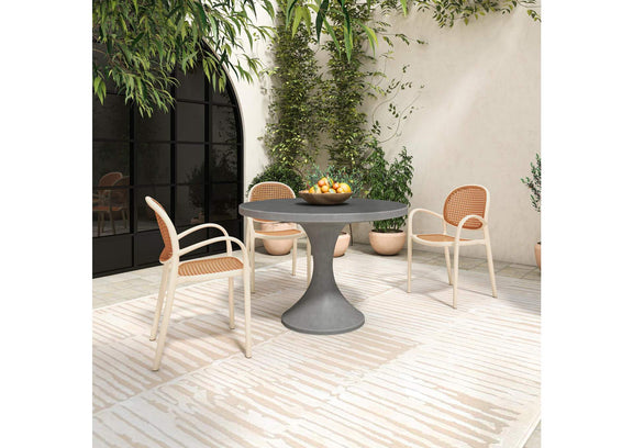 BQ-1008-25-0 Isadora Outdoor Dining Table Grey