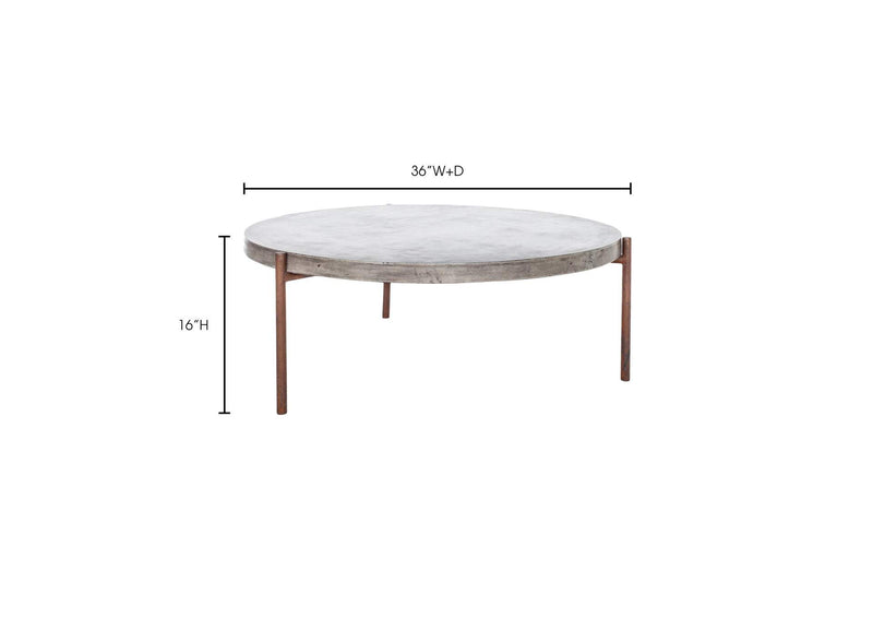 BQ-1009-25 Mendez Outdoor Coffee Table Grey
