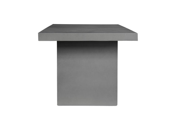 BQ-1021-25-0 Aurelius 2 Outdoor Dining Table Grey