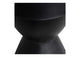 BQ-1022-02 Hourglass Outdoor Stool Black