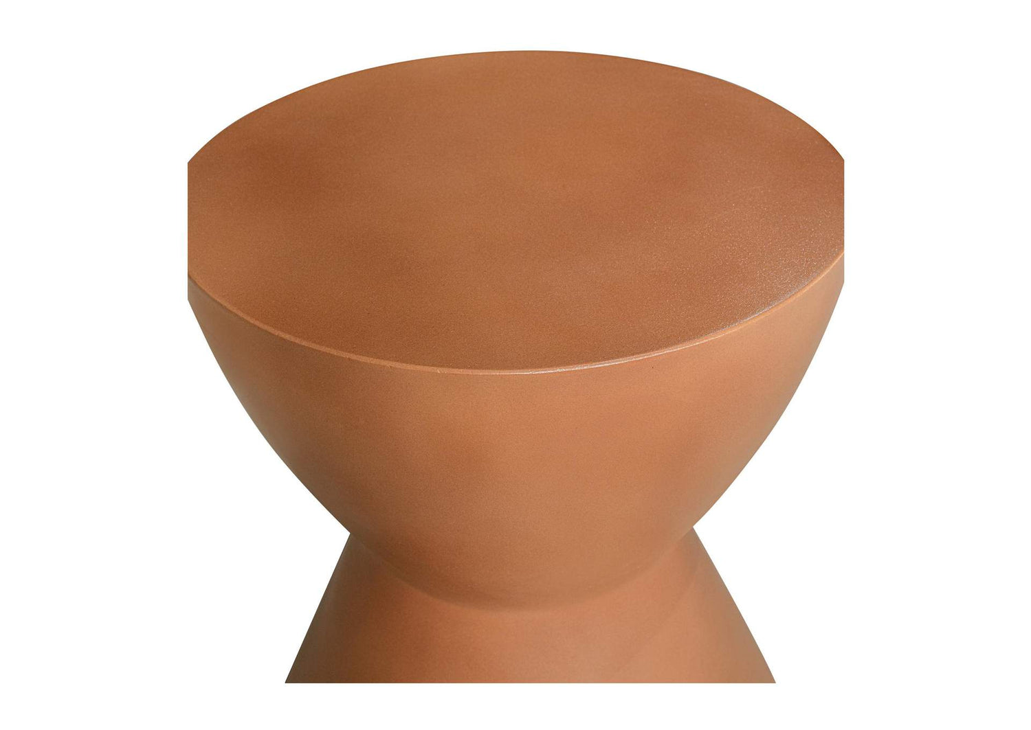 BQ-1022-23 Hourglass Outdoor Stool Terracotta