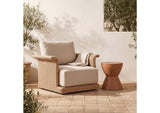 BQ-1022-23 Hourglass Outdoor Stool Terracotta