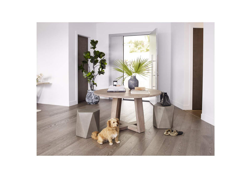 BQ-1023-25 Gem Outdoor Stool Grey