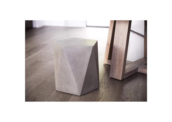 BQ-1023-25 Gem Outdoor Stool Grey