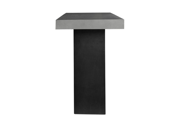 BQ-1035-25-0 Lithic Outdoor Bar Table Grey