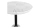 BQ-1046-18 Foundation Outdoor Accent Table White