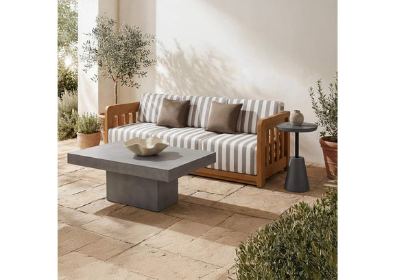 BQ-1046-25 Foundation Outdoor Accent Table Dark Grey