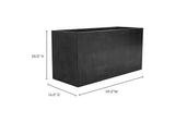 BQ-1051-15 Primrose Large Planter Grey