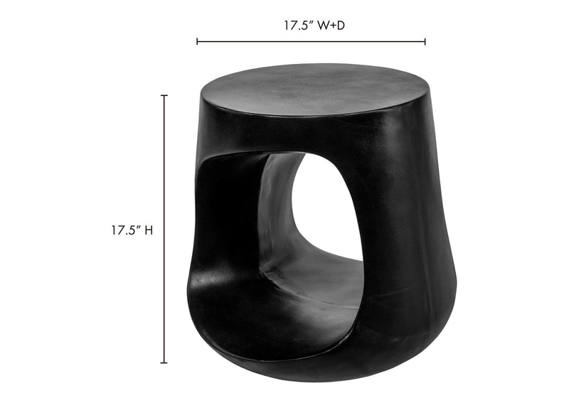 BQ-1055-02 Rothko Outdoor Stool Black