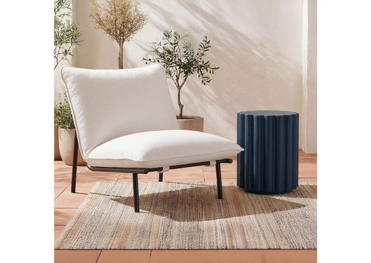 BQ-1062-46 Taffy Accent Table Navy Blue
