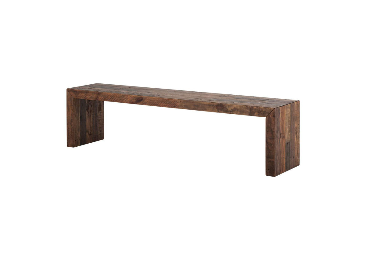 BT-1001-01 Vintage Large Bench Light Brown