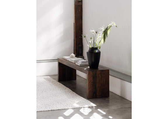 BT-1001-01 Vintage Large Bench Light Brown