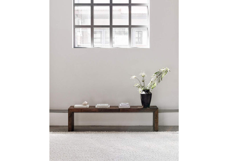 BT-1001-01 Vintage Large Bench Light Brown