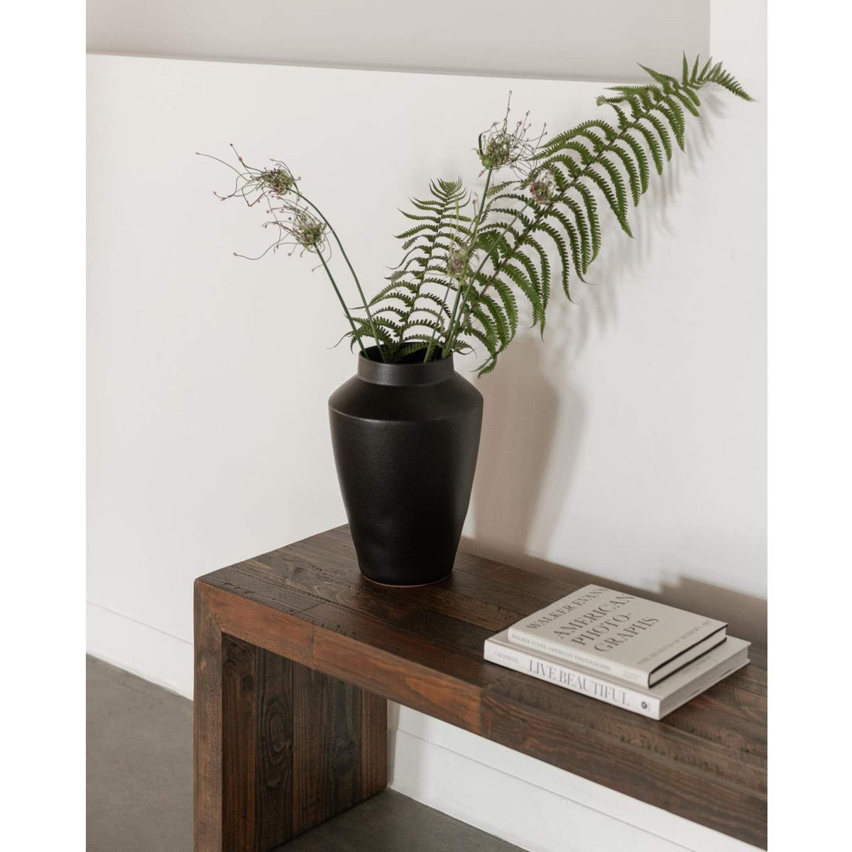 BT-1003-01 Vintage Small Bench Light Brown