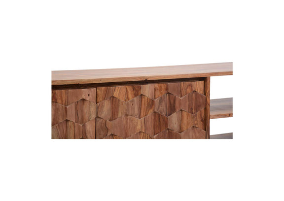 BZ-1020-24 O2 TV Cabinet Natural