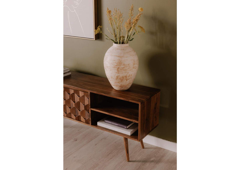BZ-1020-24 O2 TV Cabinet Natural