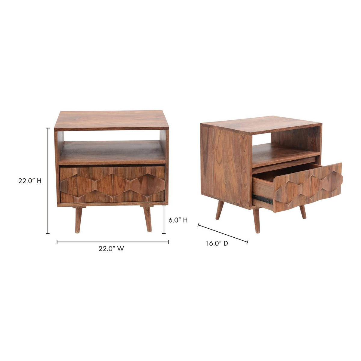 BZ-1022-24 O2 Nightstand Natural