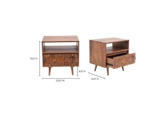 BZ-1022-24 O2 Nightstand Natural