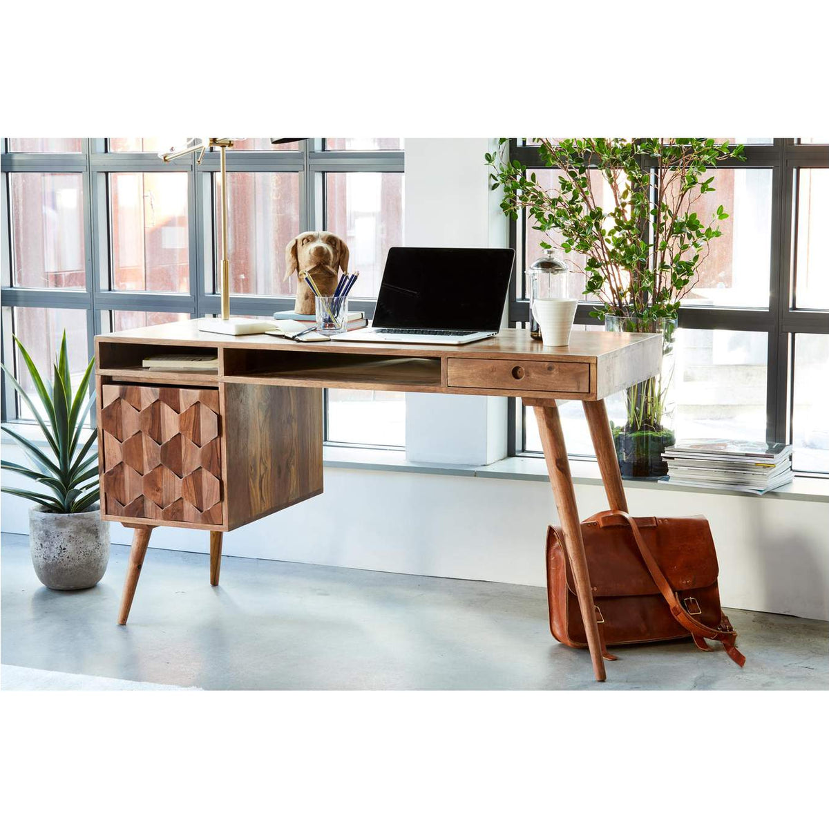 BZ-1024-24-0 O2 Desk Natural