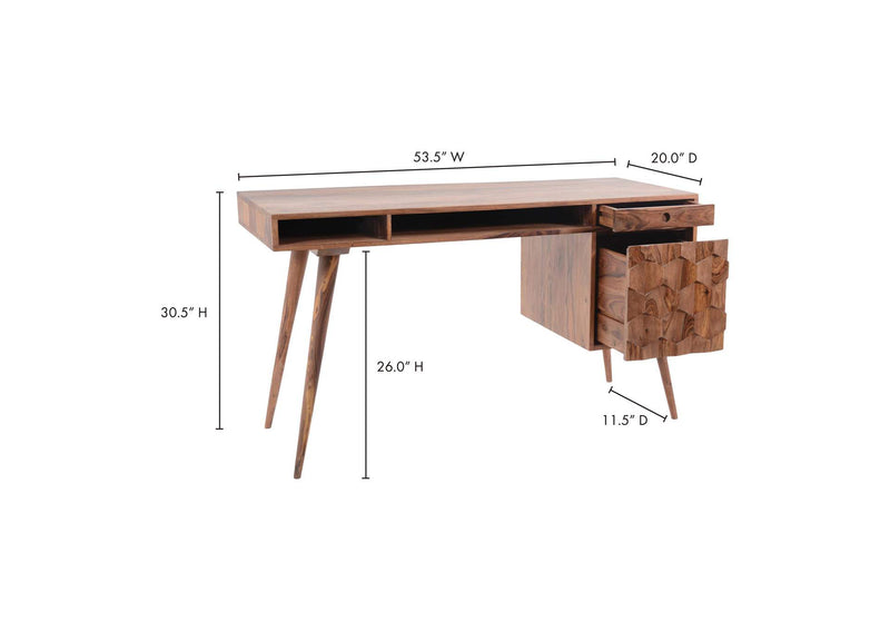 BZ-1024-24-0 O2 Desk Natural