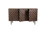 BZ-1039-03 Pablo 3 Door Sideboard Dark Brown