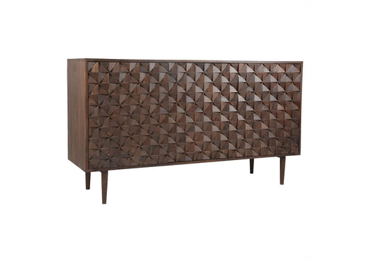 BZ-1039-03 Pablo 3 Door Sideboard Dark Brown