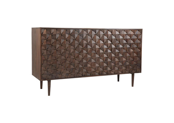 BZ-1039-03 Pablo 3 Door Sideboard Dark Brown
