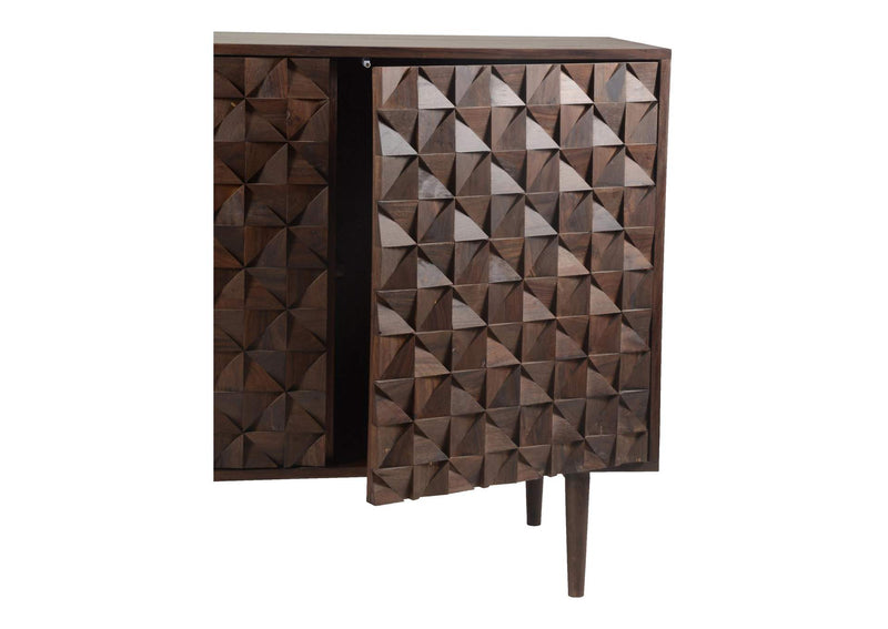 BZ-1039-03 Pablo 3 Door Sideboard Dark Brown