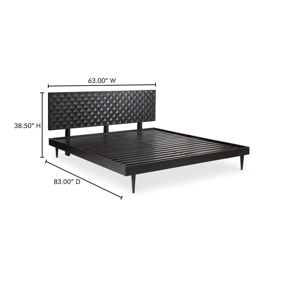 BZ-1132-02-0 Pablo Queen Bed Black
