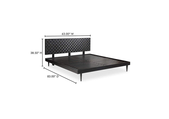 BZ-1132-02-0 Pablo Queen Bed Black
