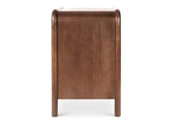 BZ-1143-03 Rye 3 Drawer Nightstand Warm Brown