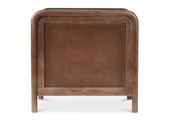 BZ-1143-03 Rye 3 Drawer Nightstand Warm Brown