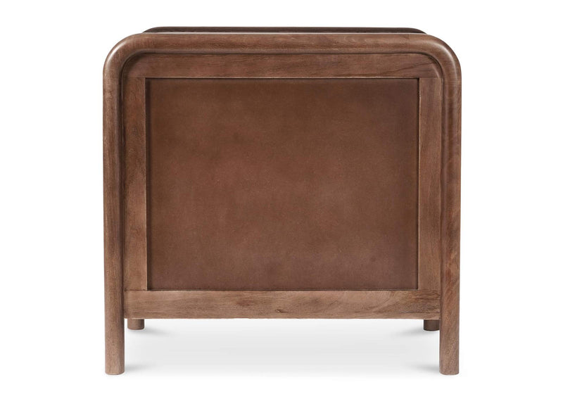 BZ-1143-03 Rye 3 Drawer Nightstand Warm Brown