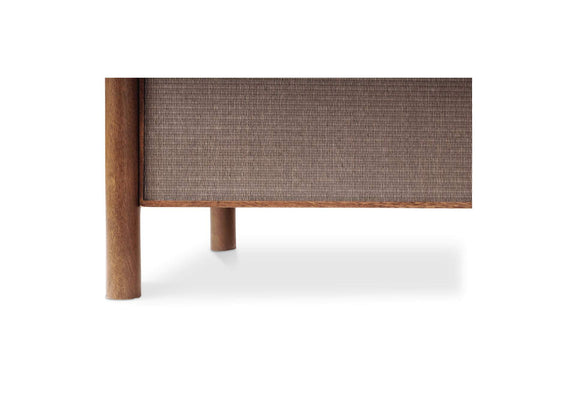BZ-1143-03 Rye 3 Drawer Nightstand Warm Brown