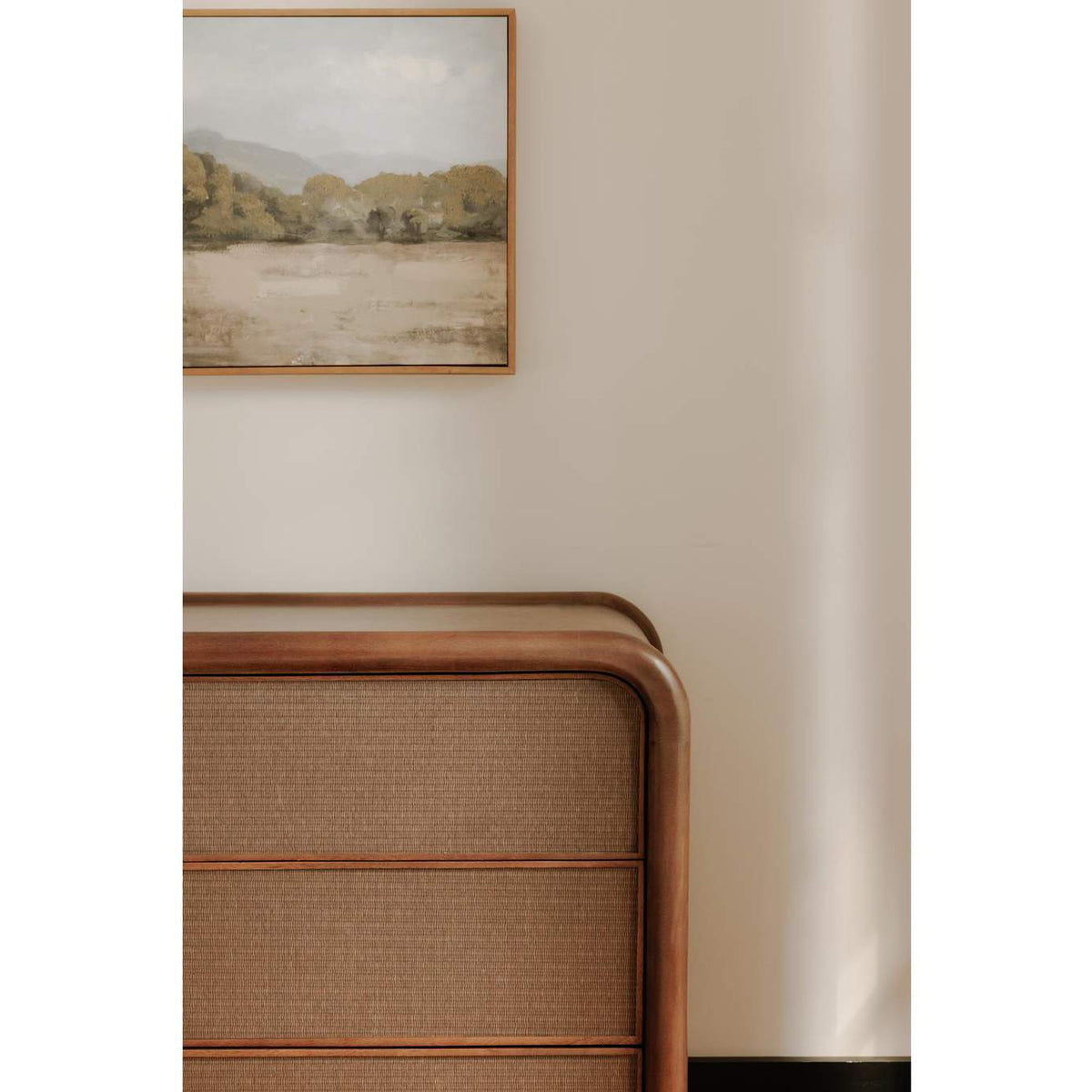 BZ-1144-03 Rye 6 Drawer Dresser Warm Brown