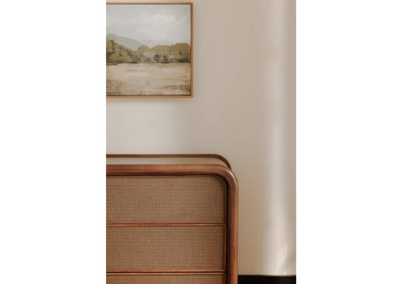 BZ-1144-03 Rye 6 Drawer Dresser Warm Brown