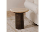 BZ-1154-34 Landon Accent Table Beige Travertine