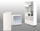 Basel White Lacquer Bar Counter and Bar Wall