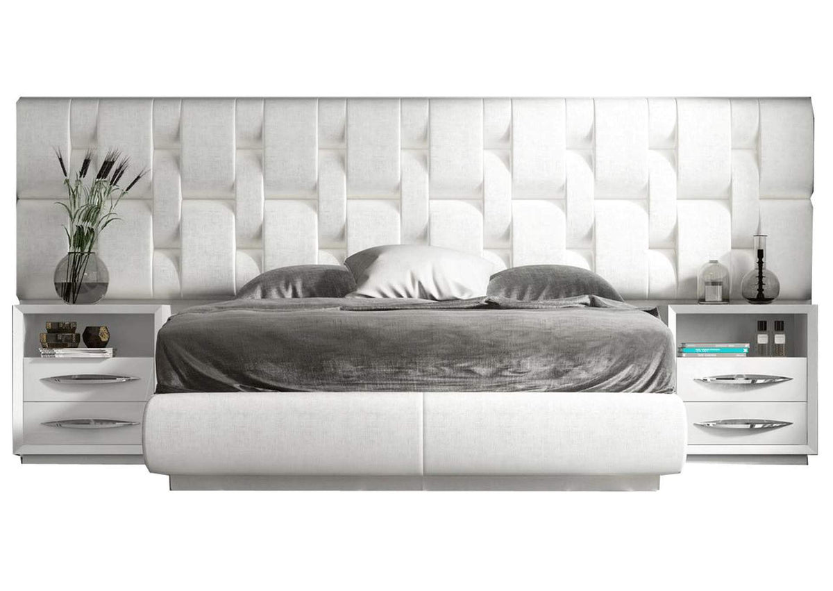 i43213 Emporio White Queen size Bed