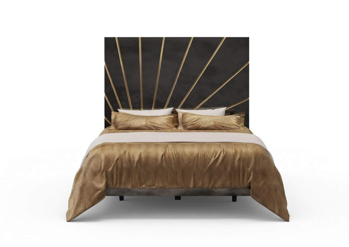 i43458 Oro Black King size Bed