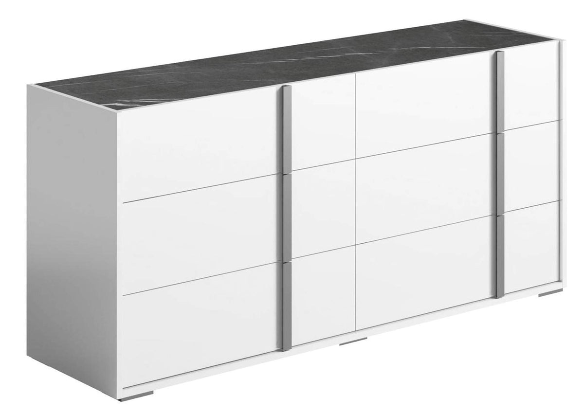 i38459 Bianca Marble Double dresser