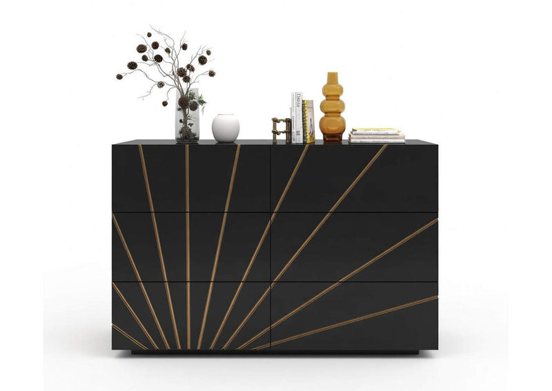 i43442 Oro Black Double Dresser