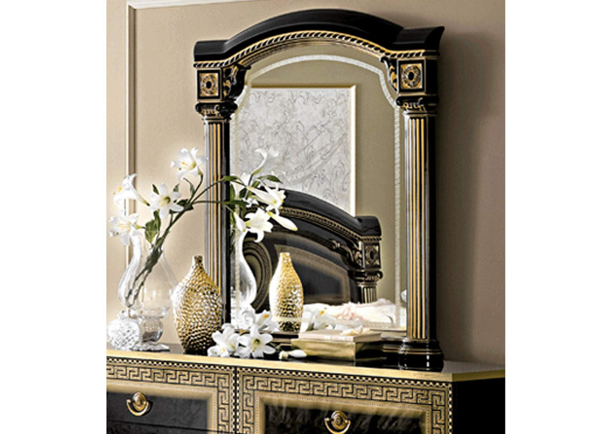 i37957 Aida Black/Gold mirror