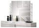 i37855 Carrara mirror for white or grey dresser/ buffet