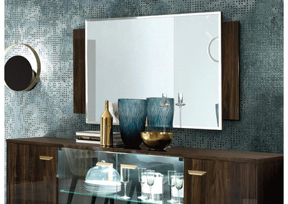 i37975 Volare WALNUT mirror for buffet