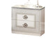i26126 Aida White-Silver Nightstand